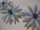 Wundervolles 50er Jahre Collier,  Weichplastik Blüten,  Strass,  Silberkette Z Ketten Bild 1