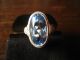 Bezaubernder Art Deco Ring Mit Aquamarin Stein Oval 935er Silber Signiert Rg 56 Schmuck nach Epochen Bild 1