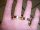 Alter Emaille Ring Doppel - Finger - Ring Hippie,  Boho,  Rockabilly,  Rockabella Ringe Bild 2