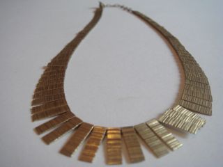 Antike Jugendstil Halskette Collier Aus Amerikaner Gold Double Mit Pailetten Bild