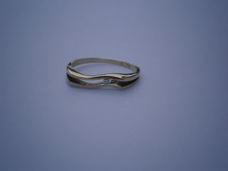 Feiner 375er Geldgold Ring Mit Geschliffenem Stein,  Rg 52 (16,  5 Mm) Bild