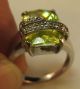 Moderner Ring Aus 925er Silber Mit Grünem Turmalin - Ringgröße 56 (17,  8 Mm) Ringe Bild 3