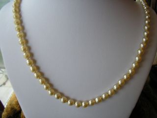 Echtes Perlen - Collier Gepunzt 835 Silber Bild