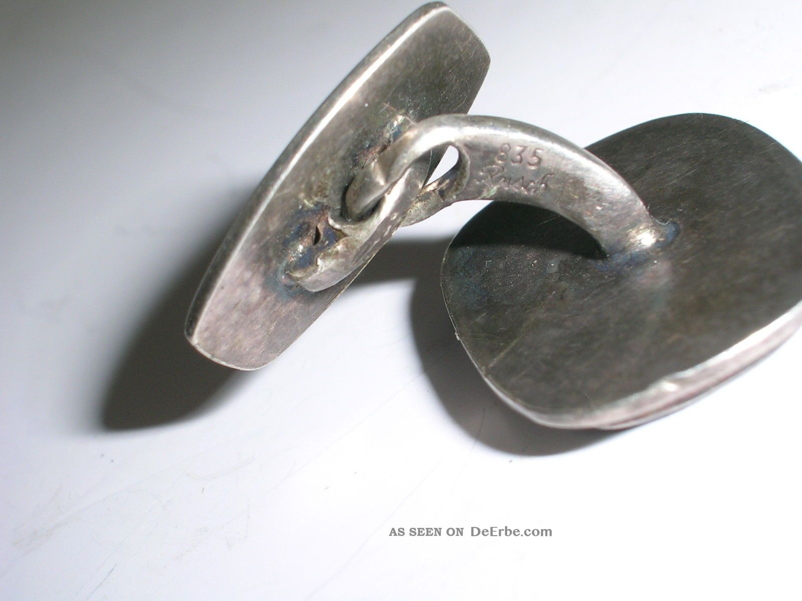 4 Paar Manschettenknöpfe Herren Silber Schwarz - Klassisches Set Für Anzug & Hemd