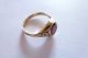 Sehr Exclusiver Prachtvoller Jugendstil Art Nouveau Ring Gold 250 Mit Almandin Ringe Bild 1