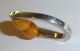 Handarb.  Ring Antik 925 Silber Honig Bernstein Butterscotch Amber Russisch Ringe Bild 6