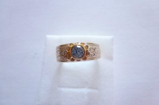 Sehr Exclusiver Prachtvoller Jugendstil Art Nouveau Ring Gold 585 Mit Topas Bild