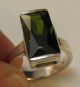 Moderner Ring Aus 925er Silber Mit Grünem Peridot - Ringgröße 54 (17,  2 Mm) Ringe Bild 2