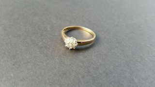 Gold Ring 585er Mit Diamanten Bild