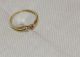Alter Gold Ring 585er Zweistein Rubin & Diamant Gr.  54 Ringe Bild 5