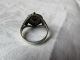 Alter Ring Silber 835 Granat Silberring Trachtenschmuck Antik Nachlaß Ringe Bild 3