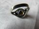 Alter Ring Silber 835 Granat Silberring Trachtenschmuck Antik Nachlaß Ringe Bild 4