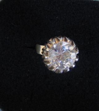 Vintage 1970 Ring Signiert Beh Silber 925 Skandinavisches Design Bergkristall Bild