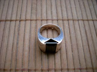 Ring,  Silber 925 Mit Schwarzen Stein Bild