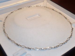Silber Kette,  835er Silber,  44 Cm,  5 Gramm.  Erbe,  Nachlass,  1 Tag Bild