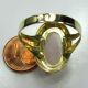 465 - Klassischer Ring Aus Gold 333 Mit Rosenquarz - - - Video - 1349 - Ringe Bild 2