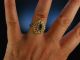 Grosser Ring Granat Naturperlen Gold 375 Perlenring London Um 1971 Granatring Ringe Bild 3