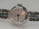 Jugendstil 835er Silber Armbanduhr 6 X Saphir Condor Design Massiv Schmuck nach Epochen Bild 1