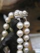 älteres Armband Damen Schmuckstück Echte Perlen Gold Weißgold 585 Zeitlos Schön Schmuck & Accessoires Bild 5