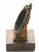 Jugendstil Taschenuhrenständer Bronze Vergoldet Mit Marmorsockel Um 1910 Bronze Bild 3