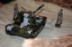 Schusso Lineol Masse Elastolin Figuren Panzer Metall Spielzeug Militaria Antik Gefertigt vor 1945 Bild 1