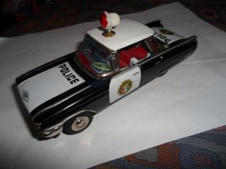 Alter Mechanischer Blech Polizei - Auto Cadillac Bild