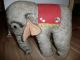 Altes Spielzeug Kuscheltier Großer Zirkus Elefant Stofftiere & Teddybären Bild 2