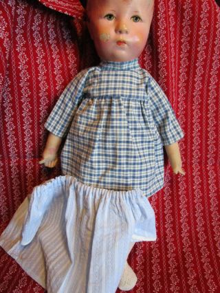 Karokleid Und Überschürze Von Meiner Kruse - Puppe Hampelchen 45 Cm Bild