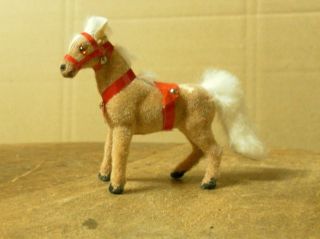 Alte Wagner Pferd Pony,  Fliska,  Handwork West Germany Vintage 50 60er Bild