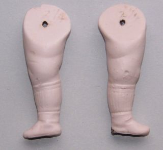 Alte Porzellan - Puppenbeine Ca.  5,  5cm Lang - Ungereinig Bild