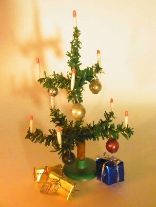 Alter Tannenbaum Weihnachtsbaum Christbaum Für Die Puppenstube Bild