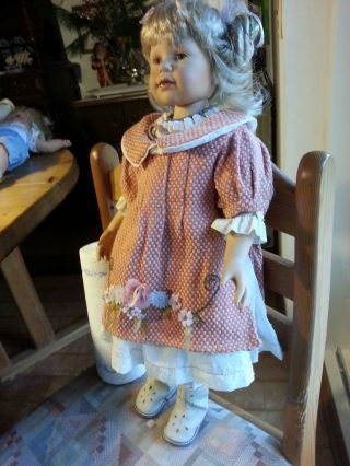 Puppe 9 - Wunderschöne Puppe 63 Cm Aus Sammlungsauflösung Bild