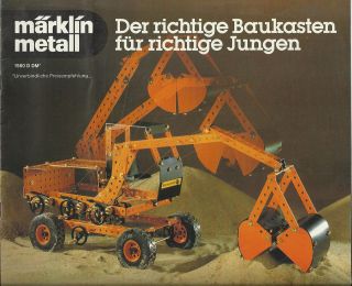 Antiquariat Dünner Märklin Katalog 1980 Geheftet 8 Seiten Bild