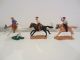 Timpo Toys 3 Western Cowboy Reiter Figuren Mit Pferd Im Maßstab 1:32 Gefertigt nach 1945 Bild 1