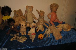 Konvolut Tiere - Puppen - Teddybären • Steiff • Schildkröt Usw.  • Sammler Hobby Bild