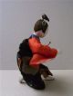 2.  Samurai Puppe F.  Hina Matsuri Fest Glasaugen Muschelkalk Japan Um 1920 Puppen & Zubehör Bild 1