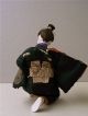 2.  Samurai Puppe F.  Hina Matsuri Fest Glasaugen Muschelkalk Japan Um 1920 Puppen & Zubehör Bild 3