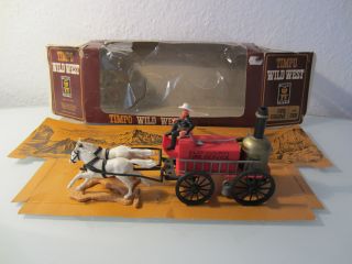 Timpo Kutsche Feuerwehrwagen Western Cowboys Indianer Mit Ovp Bild
