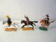 3 Western Mexikaner - Reiter - Figuren Mit Pferd Von Timpo Toys Gefertigt nach 1945 Bild 2