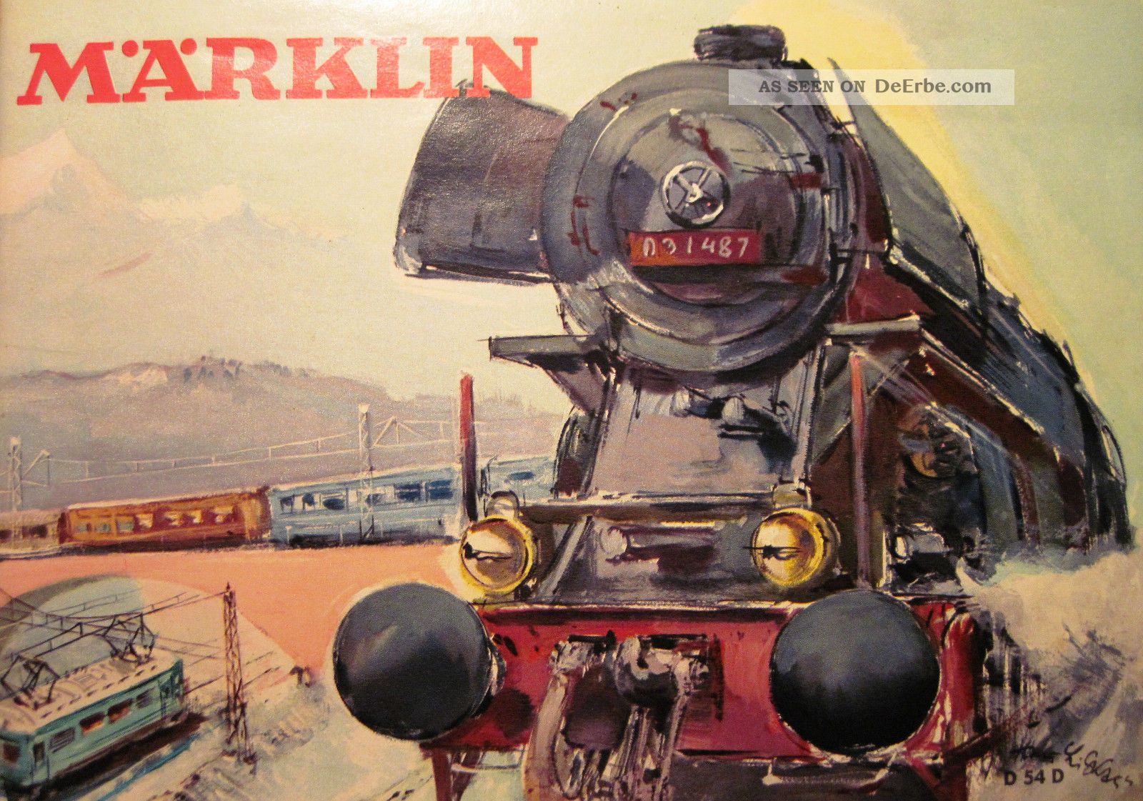 Märklin - Katalog 1954 (d 54 D) - - Preise In 