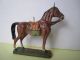 Schönes Elastolin Masse Cowboy Pferd Stehend,  Serie 7 Cm. Gefertigt nach 1945 Bild 1