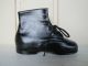 Alte Antike Reichsadler Schwarze Kinderschuhe Kinderstiefel Schuhe Stiefel Ovp Original, gefertigt vor 1970 Bild 5