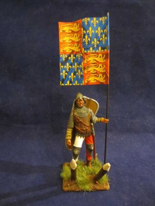 Elastolin 7cm Premium Bemalter Englischer Ritter 100 Yow Vom Figuren Kabinett Bild