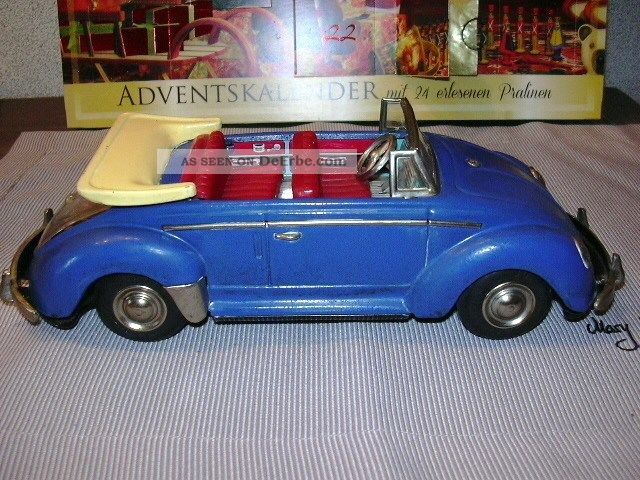 Vw Käfer Cabrio Mit Friktion Und Beleuchteten Kolbenmotor Original, gefertigt 1945-1970 Bild