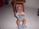 Altes Cellba Baby 22cm Mit Hochstuhl Celluloid Puppe Gut Erhalten Puppen & Zubehör Bild 1