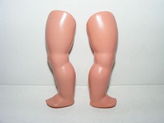 Paar Schildkröt - Celluloid - Scheibengelenk - Beine - Puppe - Gr.  25 1/2 N - Ersatzteil Bild