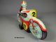 Motorrad Blechspielzeug Rennmaschine Blechmotorrad 23 Cm Juguetes Roman Spain Gefertigt nach 1970 Bild 2