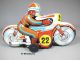 Motorrad Blechspielzeug Rennmaschine Blechmotorrad 23 Cm Juguetes Roman Spain Gefertigt nach 1970 Bild 3