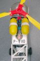 Alter Polizei Police Blech - Hubschrauber Made In Japan By Modern Toys 60er Jahre Original, gefertigt 1945-1970 Bild 10