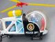 Alter Polizei Police Blech - Hubschrauber Made In Japan By Modern Toys 60er Jahre Original, gefertigt 1945-1970 Bild 4